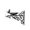 Retro Cast Iron Crafts Cast Iron Bird Feeding Basin Wall Decoration European Classical Nostalgic Style Courtyard Wall Hanging