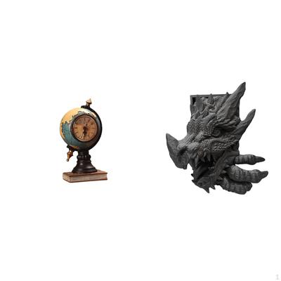 Figurine Statue Table Clock And Bookend Art Craft Ornament for Office Shelf Bedroom Cabinet Living