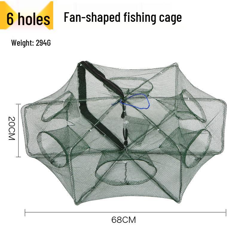 Fishing Net Trap: Square Shrimp and Eel Cage