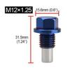 Aluminum Alloy Magnetic Oil Pan Sump Return Drain Plug Bung Fitting Adapter