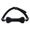 Adult Bone Gag with Chain and Nipple Clamps