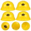 5 Pcs Engineering Safety Toy Kids Construction Role Play Hat Child Building Party Hard Helmets Toy For Year Birthday Gift