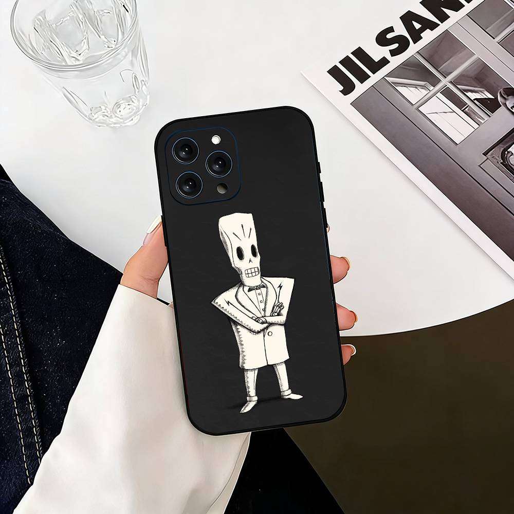 

Grim Fandango Game Phone Case Silicone Soft For IPhone 17 16 15 14 13 12 11 X XR Plus Pro Max Plus iPhoneXSMAX