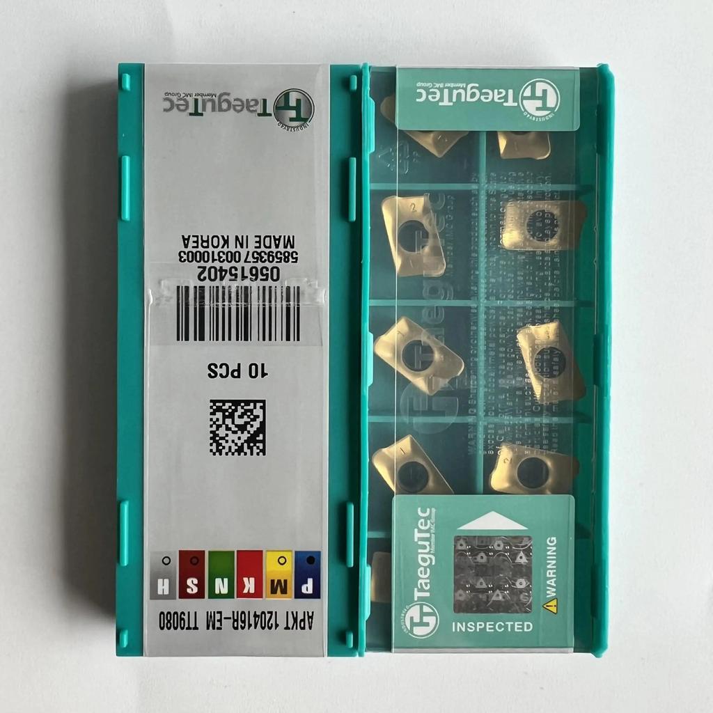 TaeguTec / APKT120416R-EM TT9080 /Original genuine CNC alloy blade 10 PCS