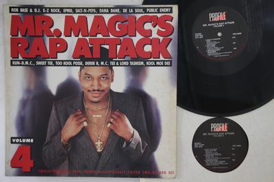 LP Record MR. MAGIC - Mr. Magic's Rap Attack Volume 4 PRO1268DJ Profile Records 1988 US Rap & Hip-Hop/R&B Used