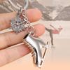 Ice Skates Key Chain 2022 Olympic Winter Games Small Memorial Souvenir Snowflake Key Rings for Gift