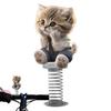 Dashboard Decor Cute Cat Bobble Car Dashboard Toy 2D Decorative Interior Accessories Shake Head Dancing Toy Funny Cute