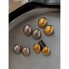 Style Metal Heavy-Duty Exaggerated Large Earrings for Women, High-End, Face-Slimming, Light Luxury, Premium Feel, 2026 New Model, Gold Earrings