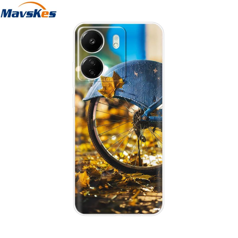 For Xiaomi Poco C65 Cases For Xiaomi Poco C65 Fashion Clear Soft Silicone Phone Cases TPU Fundas for PocoC65 c 65 Coque Bumper