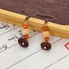 Yunnan Artistic Ethnic Fruit Earrings: Retro Natural Forest Style Design