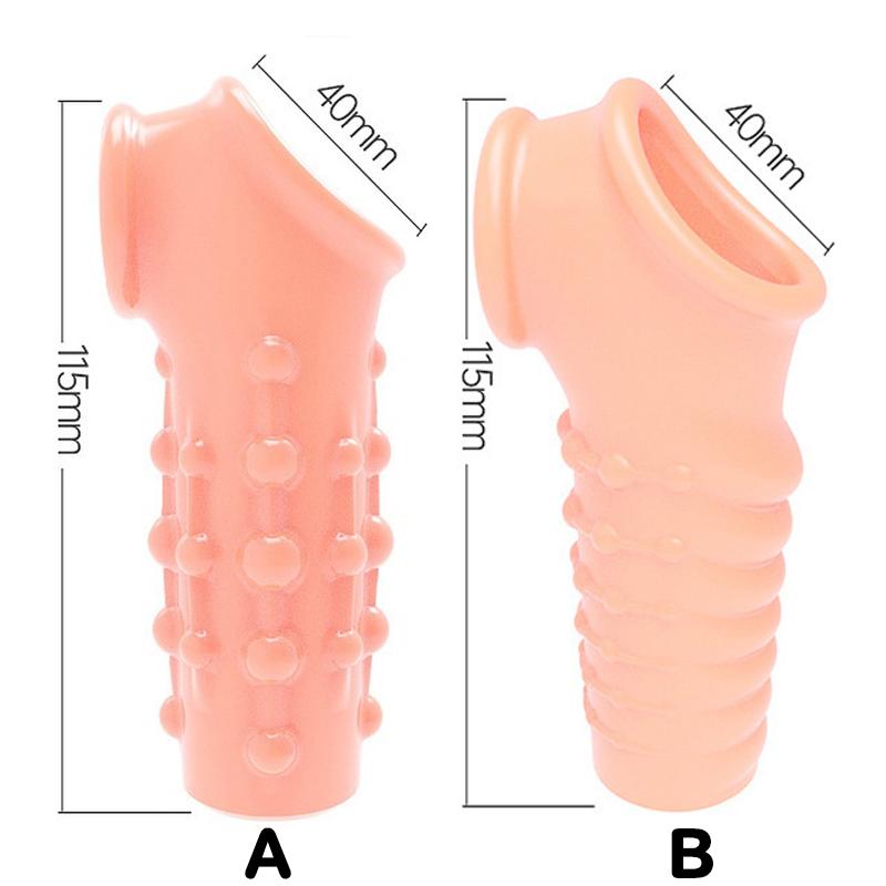 Penisový kroužek Návlek na penis Zvětšení penisu Granule Klitoris Bod G Stimuluje zpoždění ejakulace Anální zátka Sexuální hračky Pro muže Sex Obchod