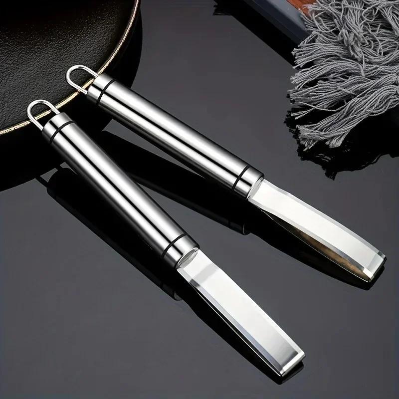 Stainless Steel Mango Quick Corer Multifunctional Meat Remover Kitchen Gadget Pineapple Corer Fruit Knife Peeling Knife Cooking