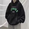 2025 New Letter Printed Casual Hooded Sweatshirt For Men High Street Fashion Pullover Hoodie Autumn Fleece Oversized Y2K Hoodies