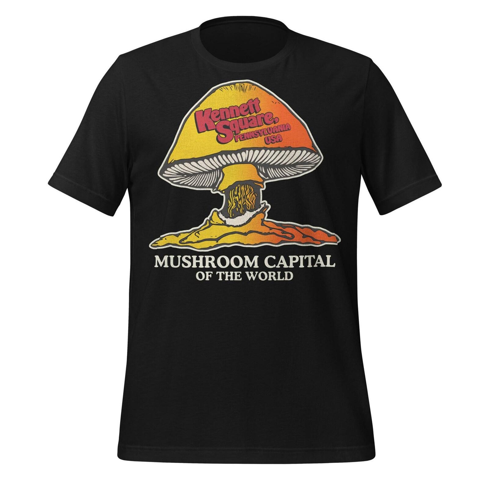Retro Kennett Square T-Shirt: Mushroom Capital of the World L
