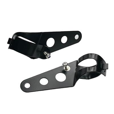 Universal 5.75" 7" Motorcycle Headlight Mount Bracket Fork Ear Chopper Headlamp Holder Clamp Adjustable Motor Fork Mount