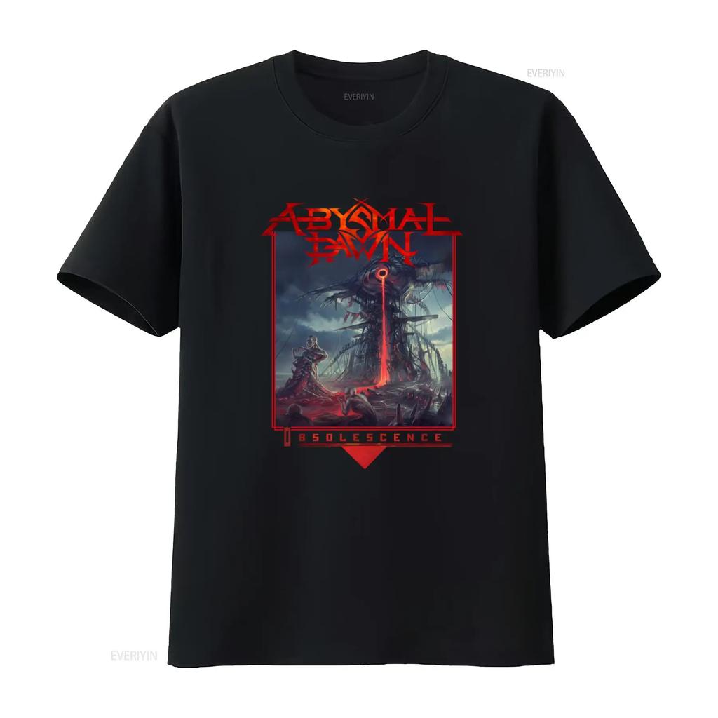 ABYSMAL DAWN Obsolescence T Shirt Dark Gothic and Edgy Design for Metal Fans vintage Washed graphic Comfortable