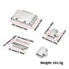 FMS FCX10 Metal Stainless Steel Chassis Armor Guard Protection Protector Skid Plate 1/10 RC Car Upgrade Parts