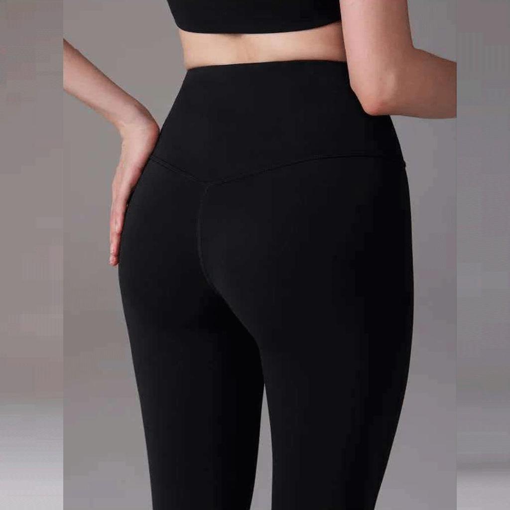 2026 Summer High-Waist Slimming Three-Quarter Bell Bottom Yoga Pants for Women