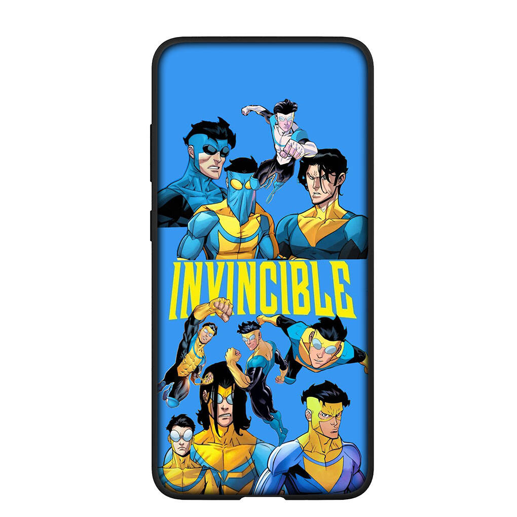 Phone Case for iPhone 17 16 15 Plus XR Huawei P30 P20 Lite Redmi Note 14 12 11 13 Pro Max OPPO A60 A80 A40 A18 A38 Cartoon I-Invincibles Collage Cover