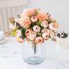 Artificial Flowers Cheaper Tea Rose Buds Diy Candy Box Vase for Home Room Decor Christmas Garland Wedding Bouquet Silk Hydrangea
