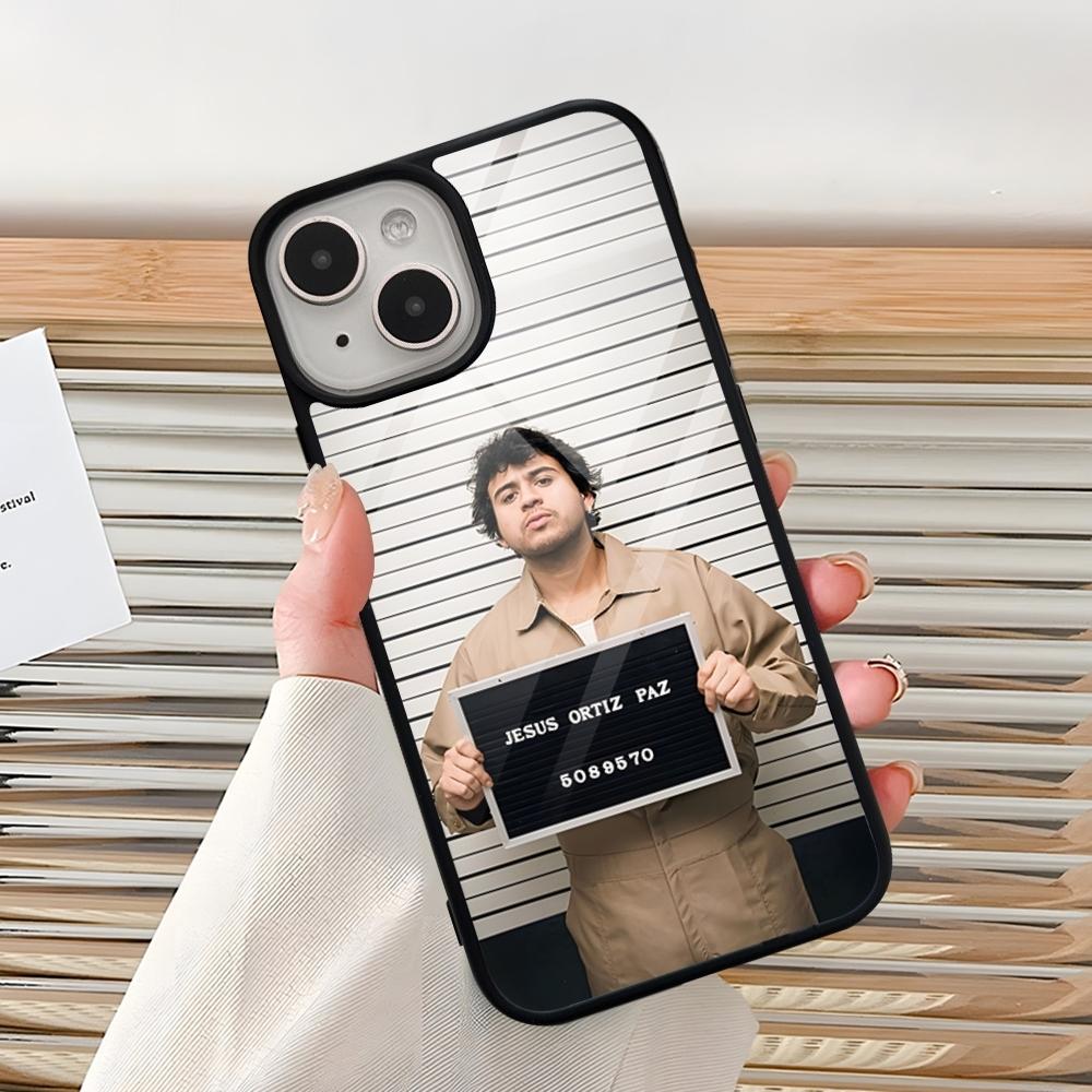 

Rapper JOP Fuerza Regida Phone Case For Iphone 16 Pro 15 Pro Max 14 12 11 13 Mini 8 7 Plus X Xs XR PC+TPU Design Cover iPhone13 Pro