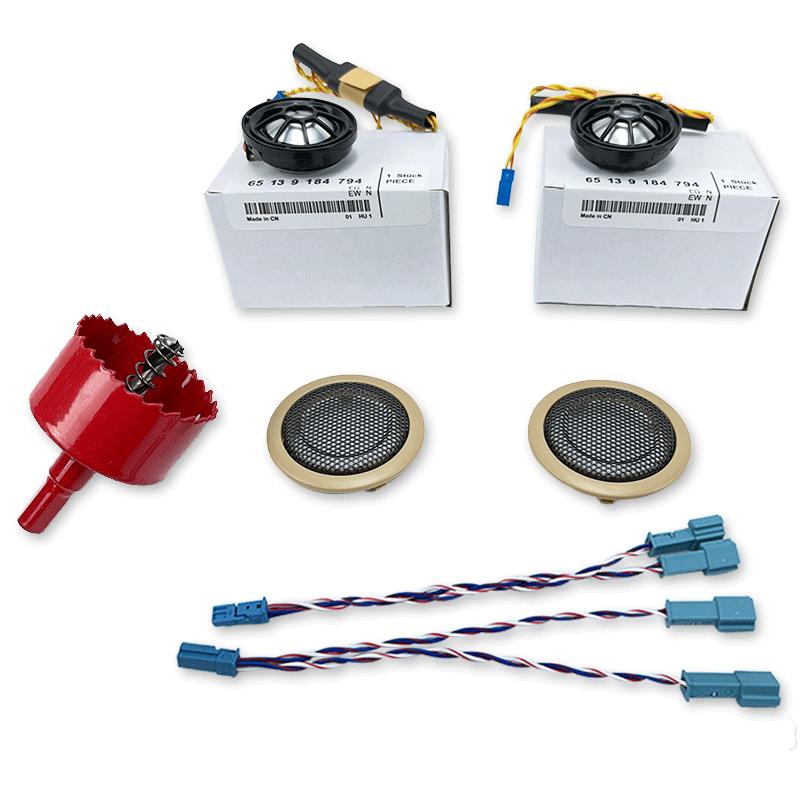 Car Door Tweeter Midrange Speaker Cover For BMW F30 F31 F34 F52 F48 F39 F15 F16 Treble Audio Horn Accessories