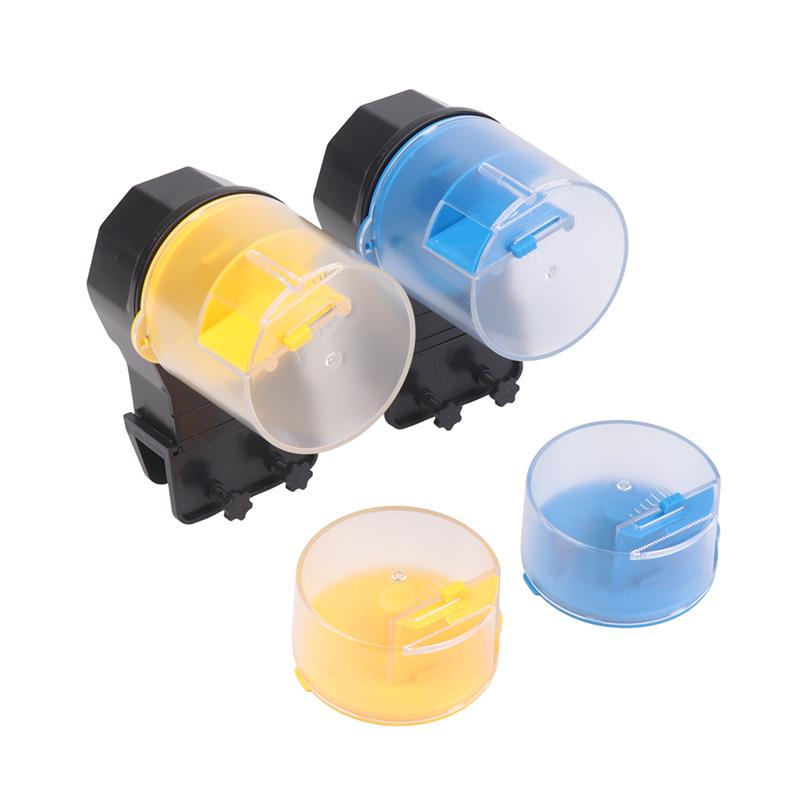Programmable Automatic Fish Feeder for Aquarium Adjustable Feeding Times for Turtle Fish and Betta Tank Convenience