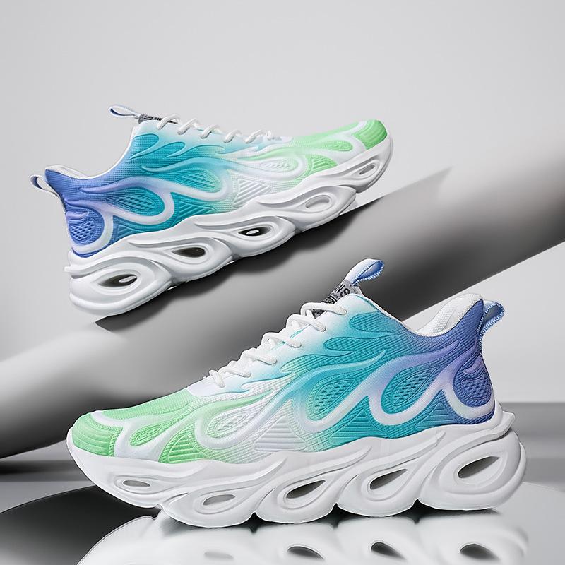 2025 Autumn New European Station Ins Trendy Shoes Blade Large Size 46 Men's Shoes Casual Platform Sports Shoes