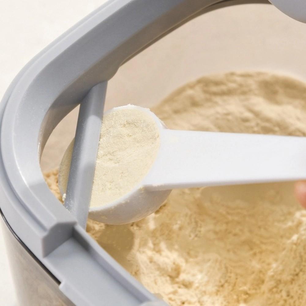 Coffee Bean Can Milk Powder Jar Box with Scraper Spoon Airtight Container Food Sealed Box  for Kids