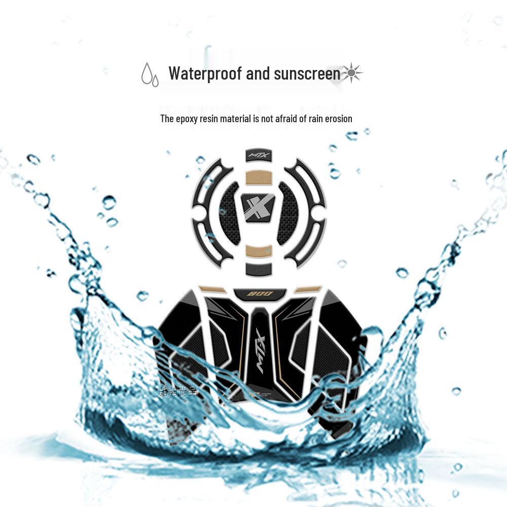 CFMOTO 800MT-X 2025 Motorcycle 3D Epoxy Fuel Tank Anti-Scratch Waterproof Sticker
