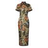 Mulberry silk cheongsam 1011 new summer new Chinese style retro Chinese style elegant slim silk cheongsam dress