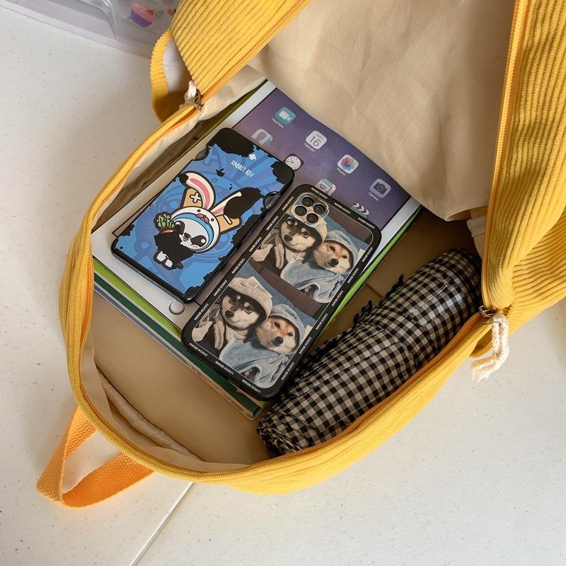 School Bag Female Cute Duckling Backpack Junior High School Students Large-capacity Travel Backpack Cute