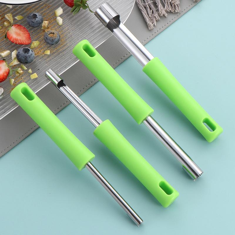 1 ks Nerezový odpeckovač ovoce Datle Třešně Hrušky Odpeckovač Odstraňovač Semínek Ovoce Kráječ Nůž Nástroje na Ovoce a Zeleninu