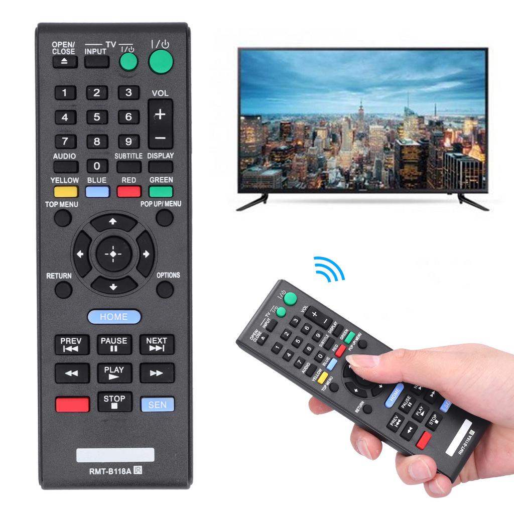 Remote Control Black for Sony Blue Ray DVD Player Bdp Bx18 Bdp S185 Bdpbx3100 Bdp Bx39