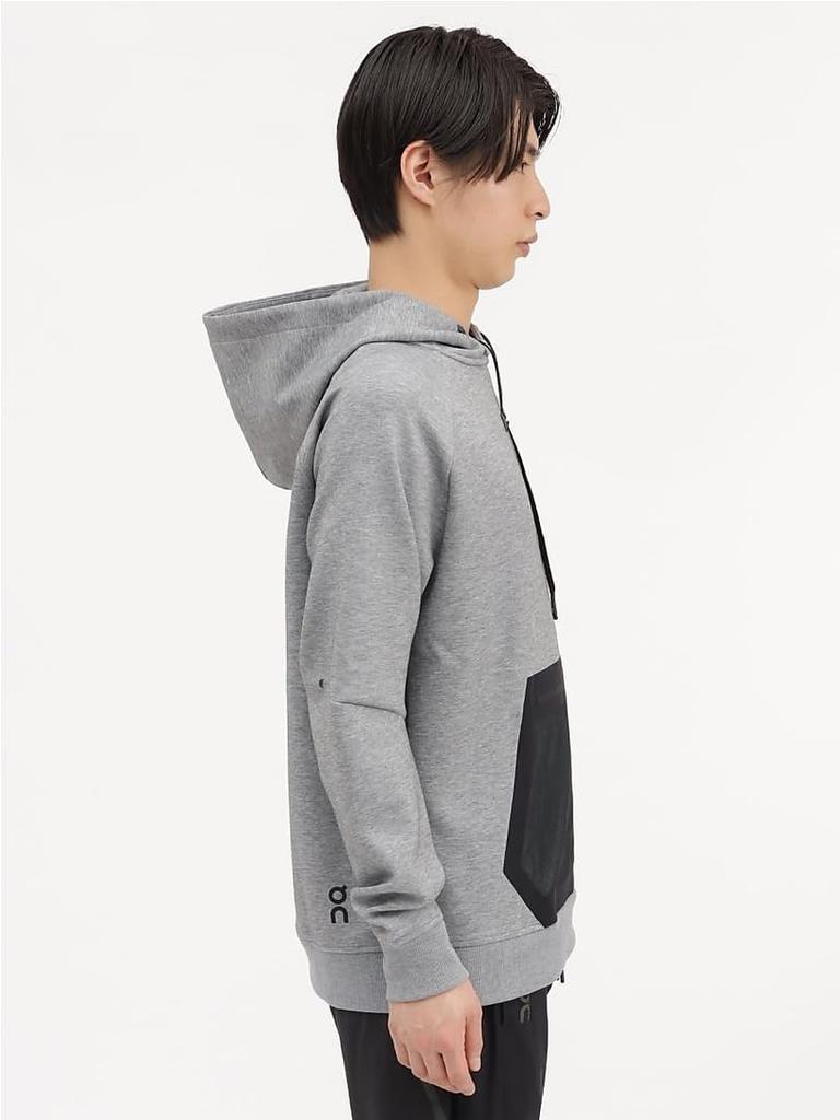 On Size Grey Men's Hoodie, M,