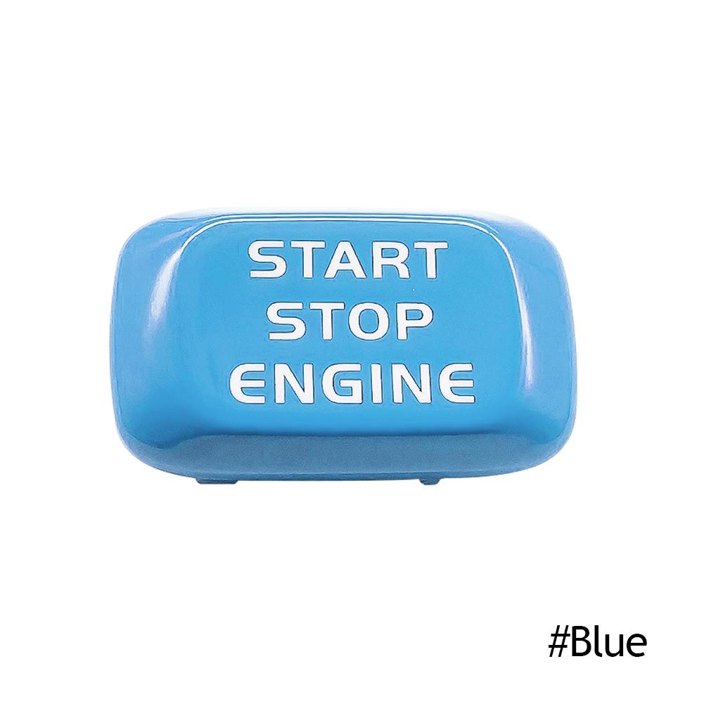 

Кнопка запуска двигателя автомобиля, сменная крышка, выключатель останова, декоративная наклейка для Volvo V40 V60 S60 XC60 S80 V50 V70 XC70, автомобильный стиль синий