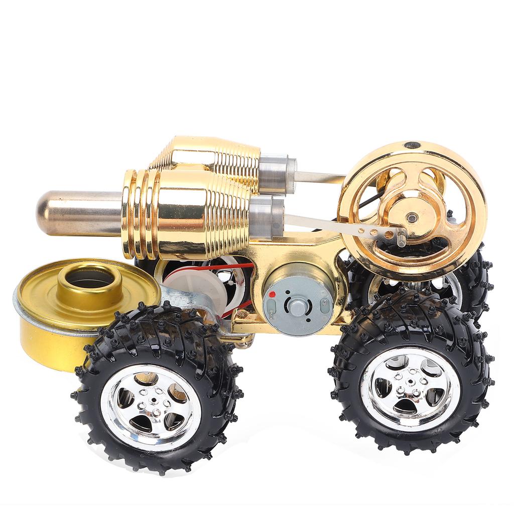 Stirling Car Engine Model Miniature External Combustion Power Exquisite Physics Science Kit for Expe