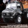 Remote Control Truck, 1 18 Scale 6WD All Terrain RC Car, 2.4GHz Off Road Vehicle with LED Lights for Outdoor Adventure