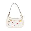 Teri Leather Shoulder Bag, Crossbody Bag, Handbag Medium Women's Chalk Multicolor CU388-IMCAH