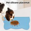 Silikon-Futtermatte für Hunde und Katzen, Futternapf, Futterunterlage, antihaftbeschichtet, wasserdicht, Futterunterlage für Tiere, Futtertablett für Welpen, Wasserkissen, Tischset