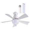 52CM/42CM Modern Ceiling Fan with LED Light Remote Control Silent Ceiling Fan for Kitchen Bedroom Basement Dining Living Room