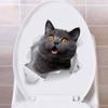 DIY Cat Toilet Sticker Cute Toilet Seat Decal Multiple Styles Cat Wall Decal  Wall Decor
