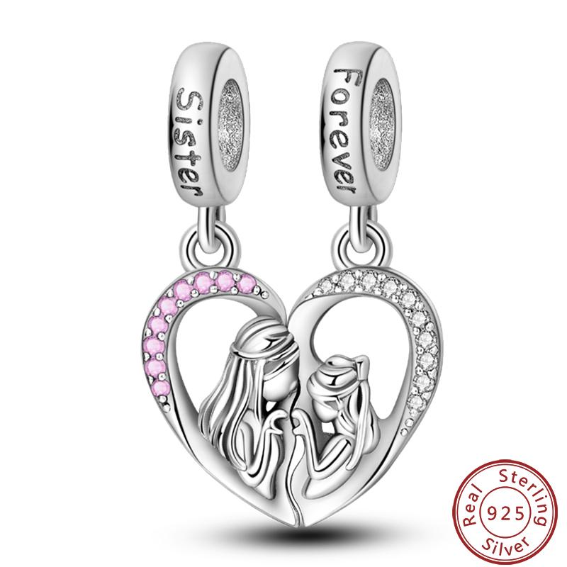 Copper Sincere Emotions Multiple Styles Heart-Shaped Romantic Charms Beads 3Mm Diy Fine Jewelry Making