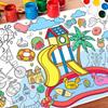 Hawaii Dekoration Papier Sommer Pool Eiscreme Party Kinderpuzzle DIY Malposter