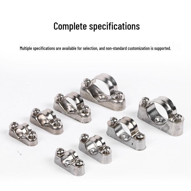 304 Stainless Steel Stand-Off Bracket & 316 Saddle Clamp