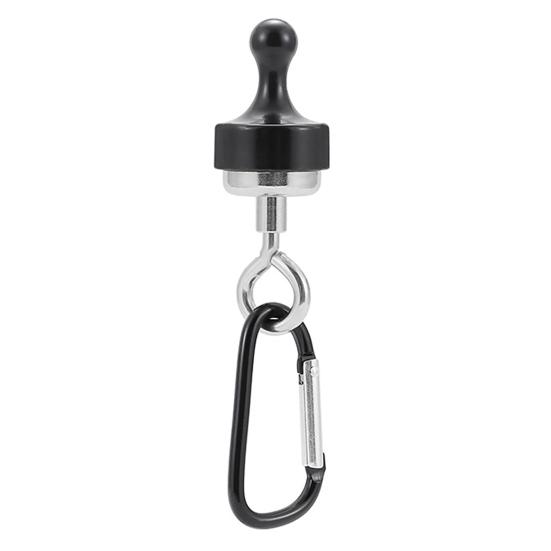 Camping Magnetic Hook Heavy Duty Aluminum Alloy Detachable Outdoor Canopy Camping Tent Canopy Lantern Light Kettle Hanging D-ring Buckle Hanger