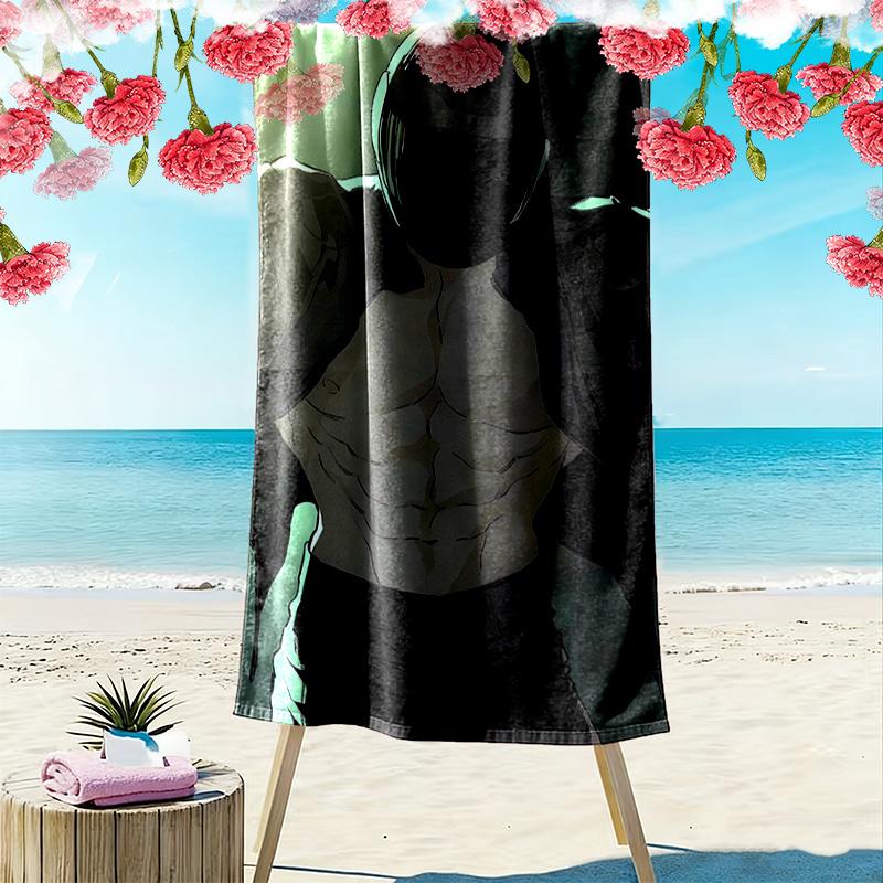 Tears On a Withered Flower Beom Tae Ha Print Beach Towel, Large Soft Quick Dry Towel for Beach Camping Swimming