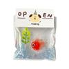 Small goldfish pinch bag slow rebound decompression toy super soft water spit bubbles pinch goldfish pinch music.2025