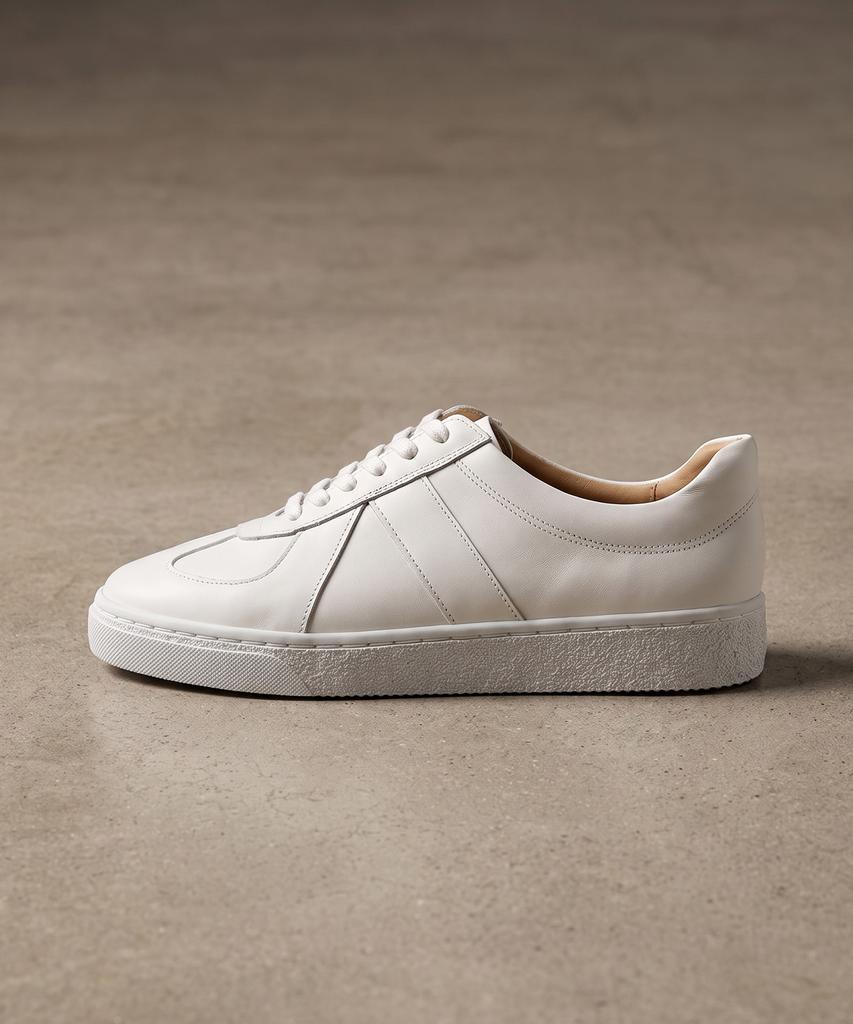Firenze Atelier Handmade German Army Sneakers 2285 [Cream White]