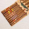 Alishan Wenge Wood Inlaid Chopsticks